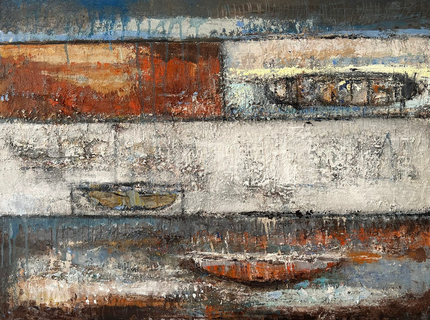 Boats at low tide II | Maja Boot