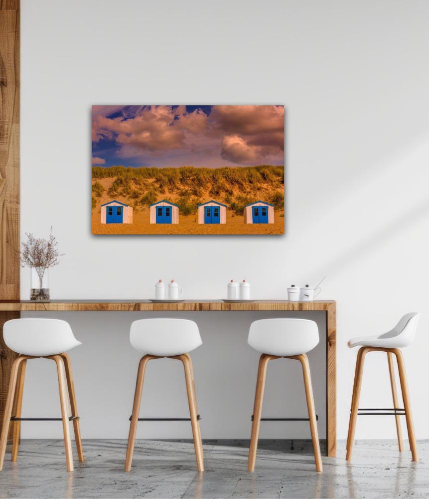 Strandhuisjes op Texel | Andy Luberti | Nature | Art & Pictures Gallery