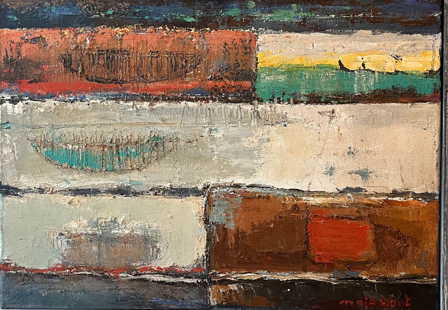 Boats at low tide III | Maya Boot