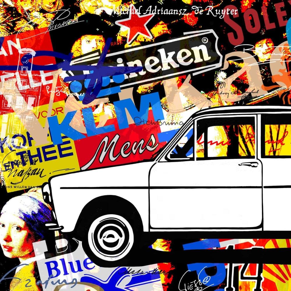 Made in Holland - DAF | Annejole Jacobs - de Jongh | Mixed Media Popart | Art & Pictures gallery