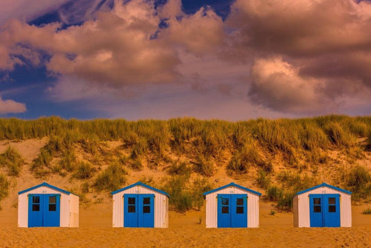 Strandhuisjes op Texel | Andy Luberti | Nature | Art & Pictures Gallery