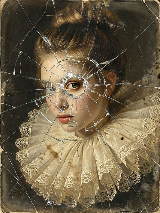 Broken Glass | Digital Photo Art | Ingrid van der Meer | Art & Pictures Gallery