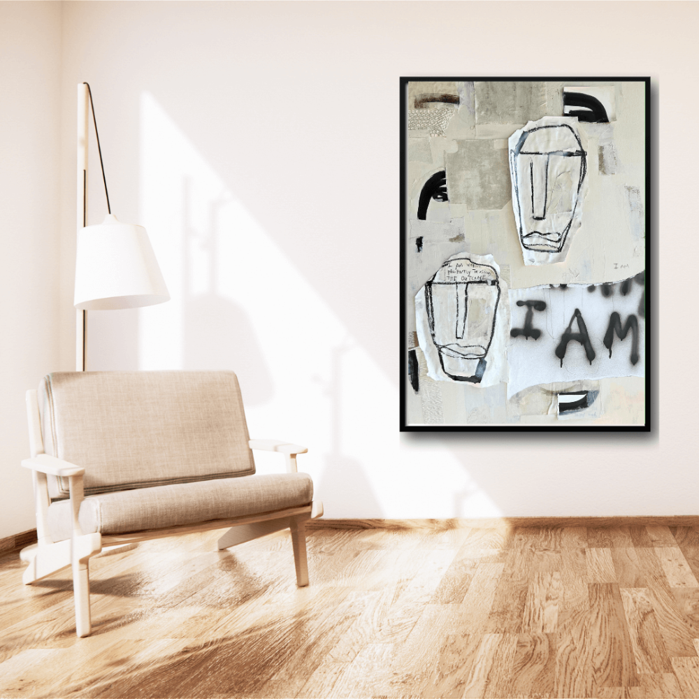 I am | Nathalie Tappin | Mixed Media Street Art | Art & Pictures Gallery