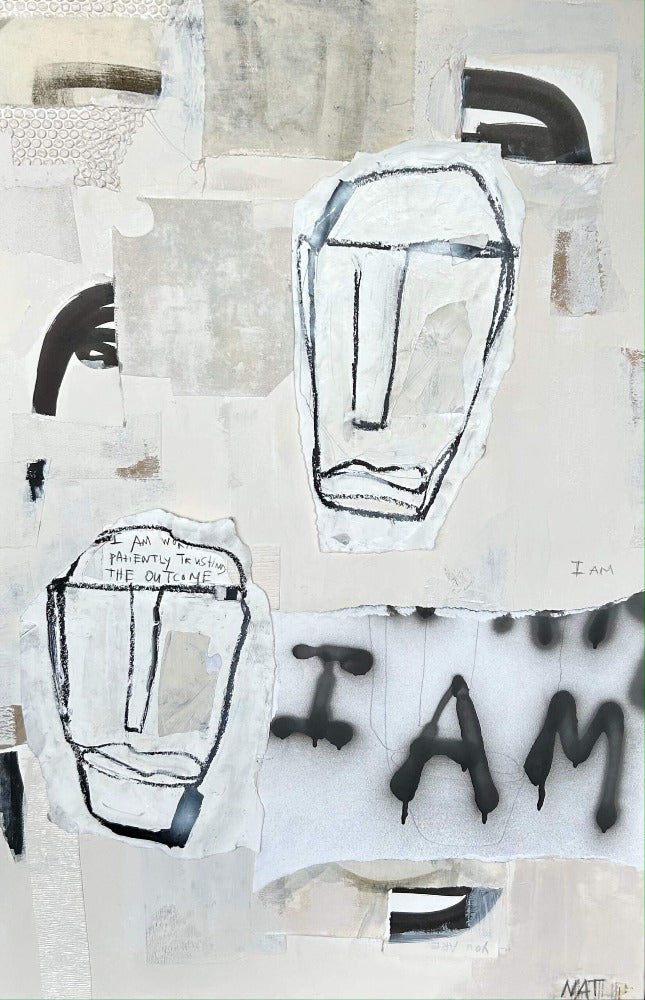 I am | Nathalie Tappin | Mixed Media Street Art | Art & Pictures Gallery