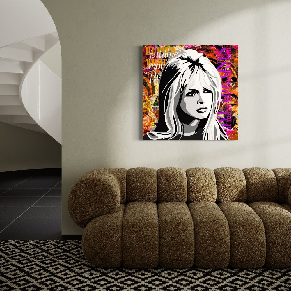 Brigitte Bardot | Mixed Media Popart | Art & Pictures Gallery | Annejole Jacobs - de Jongh