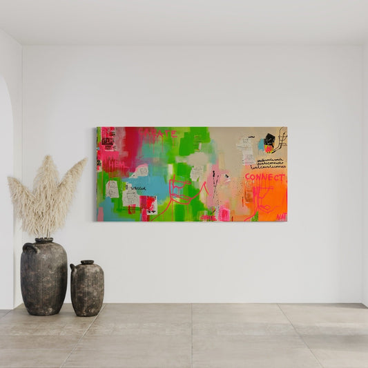 Create, Heal, Connect & Smile | Nathalie tappin | Mixed Media Street Art | Art & Pictures Gallery