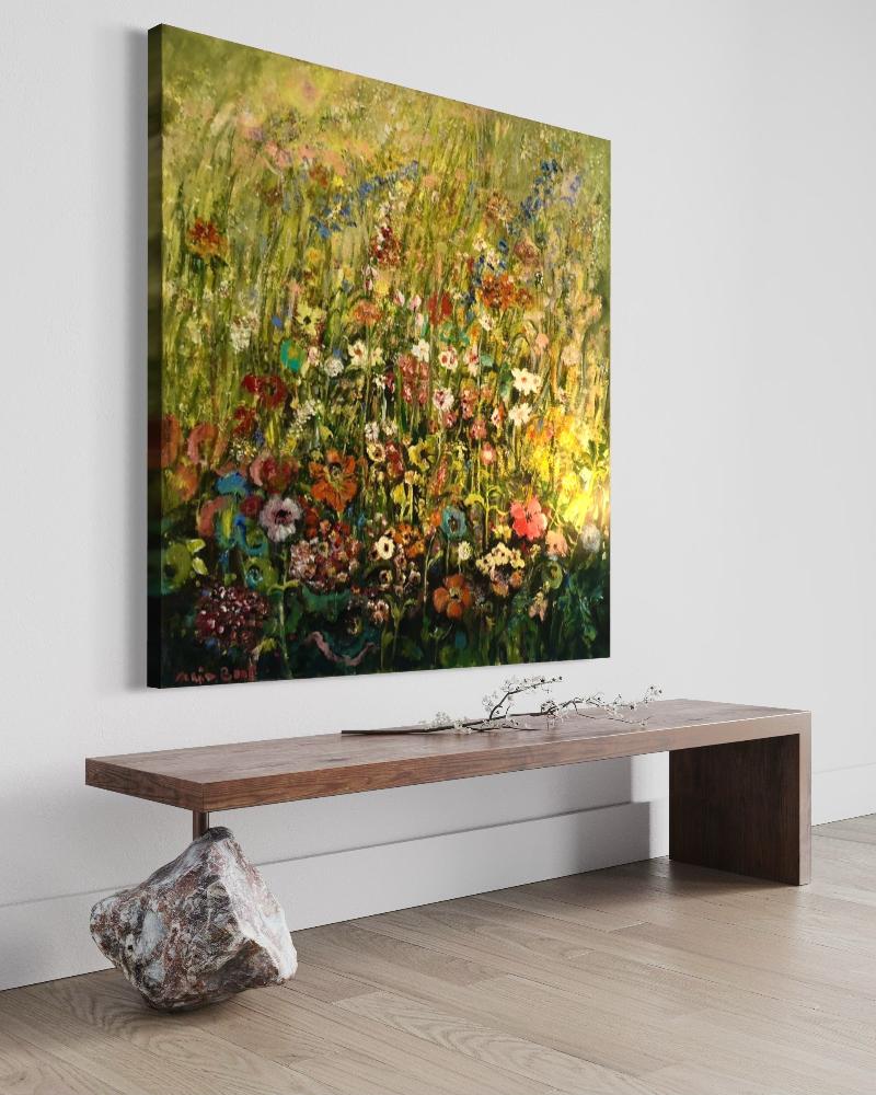 Wild Field Flowers | Maja Boot | Plein Ait Paintings | Art & Pictures Gallery