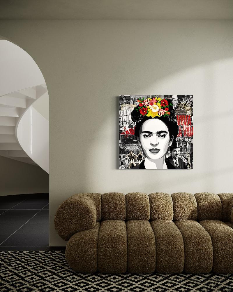 Frida Kahlo | Annejole Jacobs - de Jongh | Mixed Media Popart | Art & Pictures Gallery