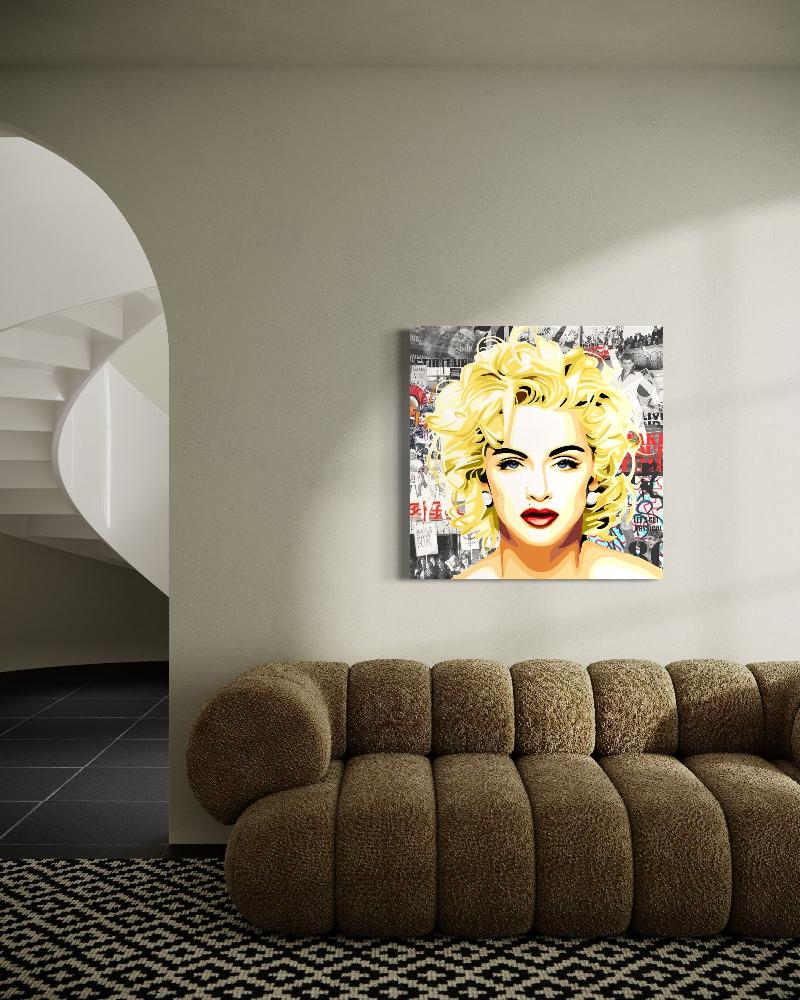 Madonna | Mixed Media Popart | Annejole Jacobs - de Jongh | Art & Pictures Gallery