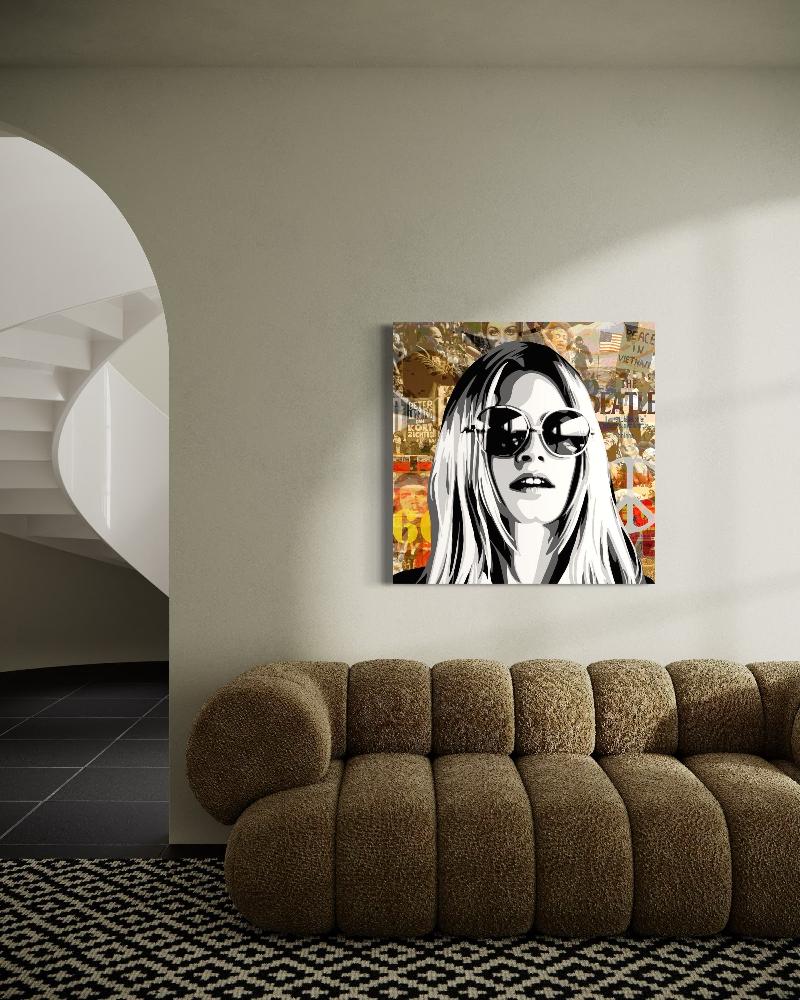 Brigitte Bardot | Annejole Jacobs - de Jongh | Mixed Media Popart | Art & Pictures Gallery