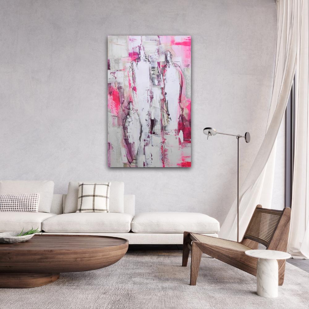 La Vie en Rose | Barbara Houwers | Abstracte Figuren | Art & Pictures Gallery