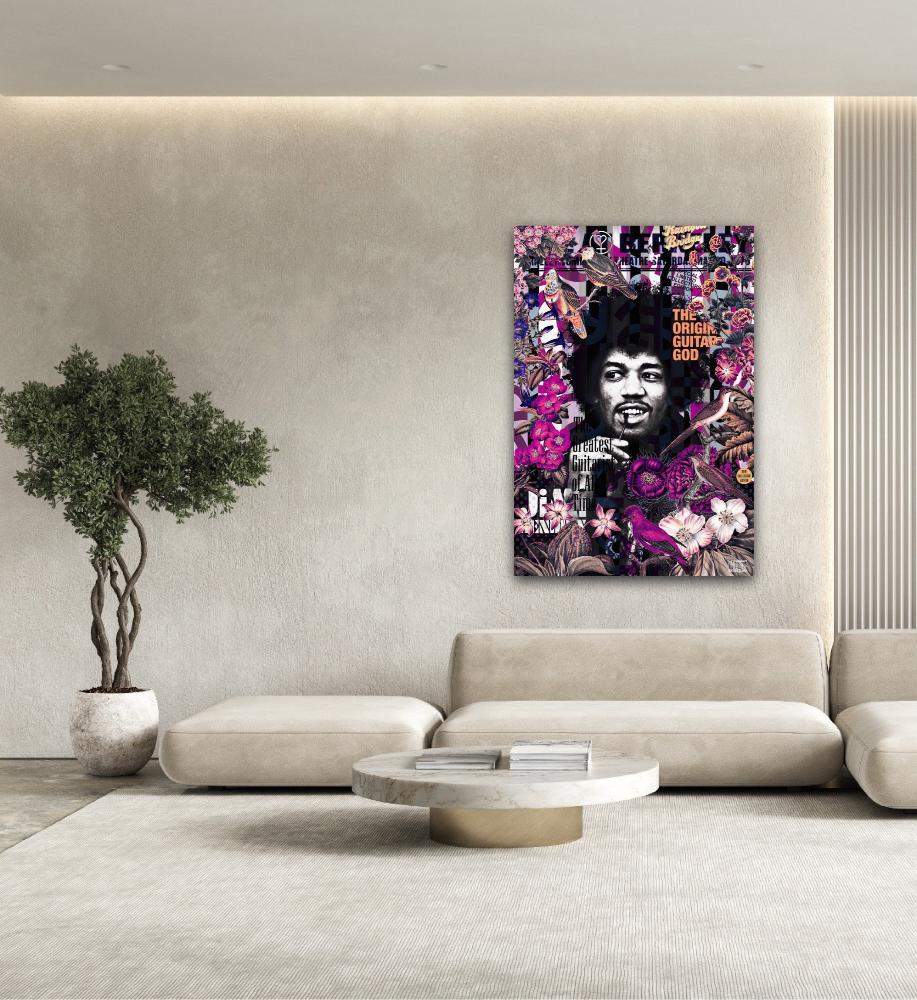 Jimi Hendrix | Sam Lovemore Art | Urban Popart | Art & Pictures Gallery