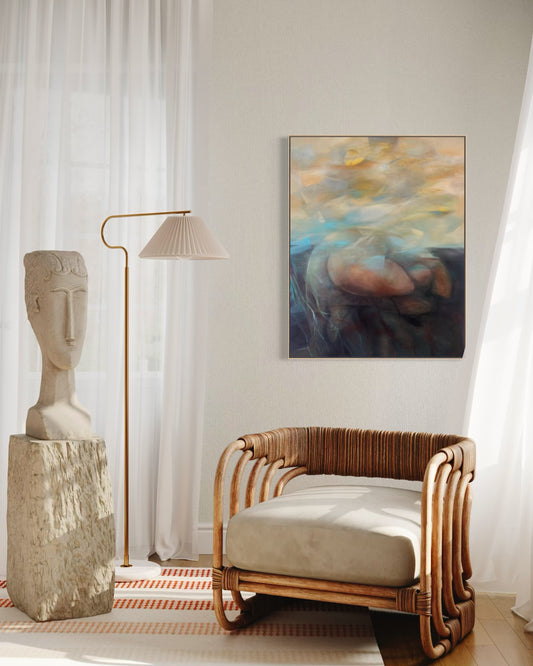 Nude blue | Jacqueline Wouters