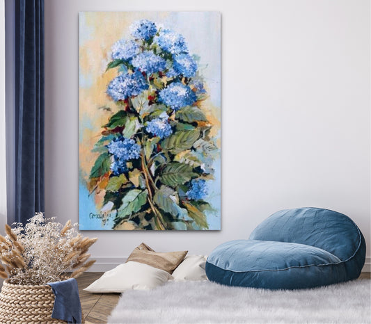 Blauwe Hortensia | Coraline Bäcker