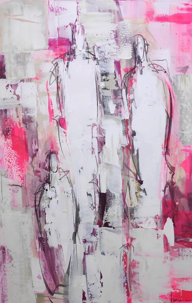 La Vie en Rose | Barbara Houwers | Abstracte Figuren | Art & Pictures Gallery