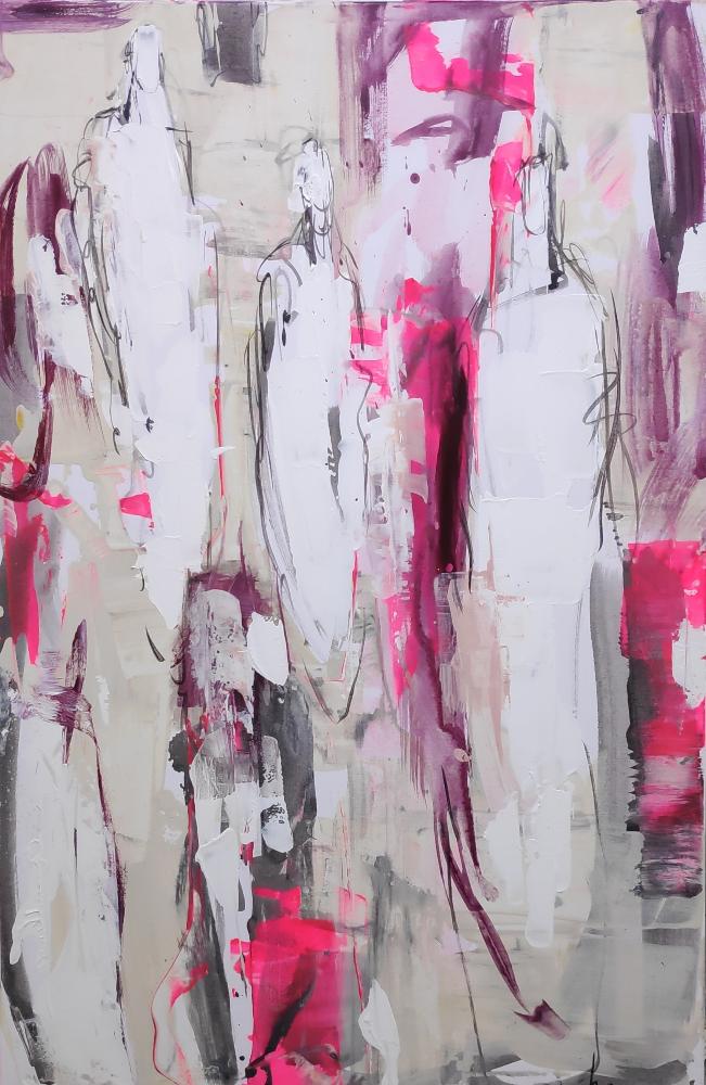 La Vie en Rose #2 | Barbara Houwers | Abstracte Figuren | Art & Pictures Gallery