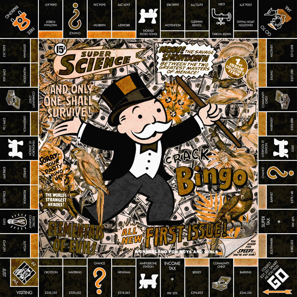 Monopoly | Sam Lovemore Art | Urban Popart | Art & Pictures Gallery