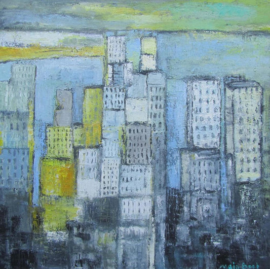 New York Blues | Maja Boot | Plein Air Paintings | Art & Pictures Gallery