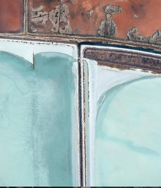 Blue Salt Field #2 | Hans Logren | Aerials | Art & Pictures Gallery