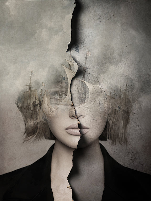 Shipwreck | Digital Photo Art | Ingrid van der Meer | Art & Pictures Gallery
