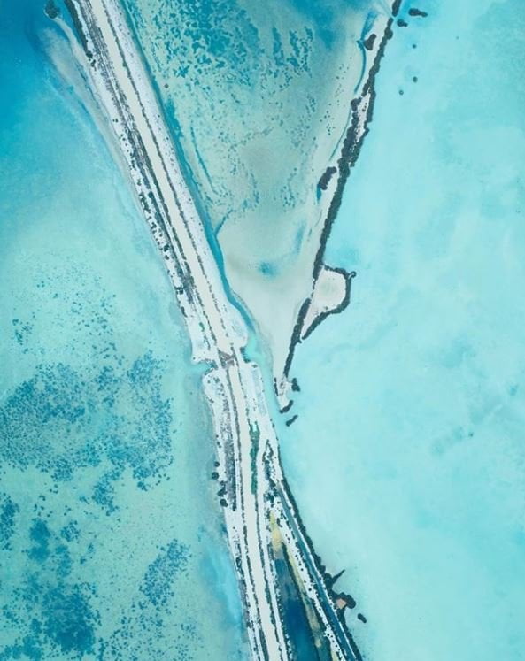 Blue Salt Field #1 | Hans Logren | Art & Pictures Gallery | Aerials