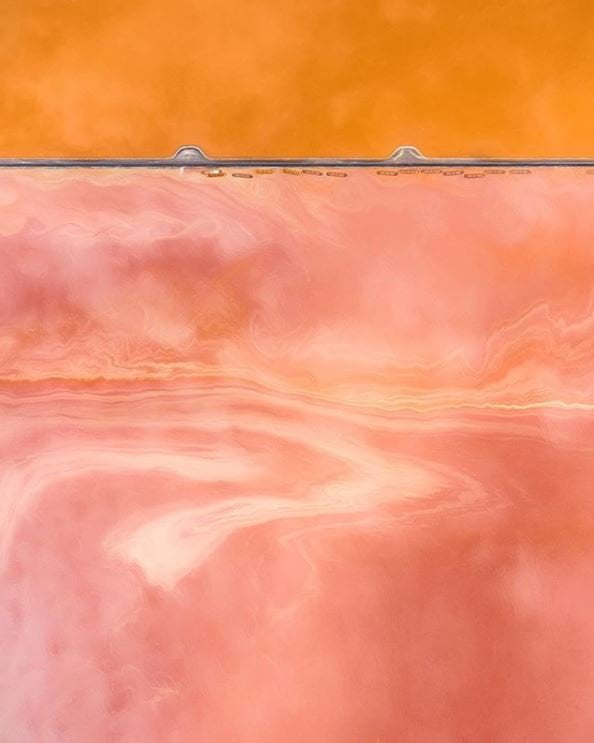 Orange Salt Field #1 | Hans Logren | Aerials | Art & Pictures Gallery