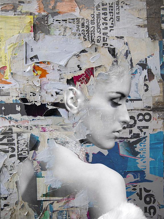 Torned Paper | Digital Photo Art | Ingrid van der Meer | Art & Pictures Gallery